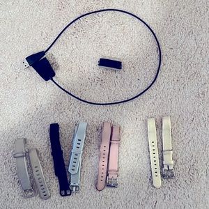 Fitbit Alta HR set w/Fitbit & 5 bands & charger
